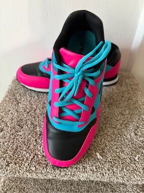 Fila Cress Black and Pink Athletic Sneakers